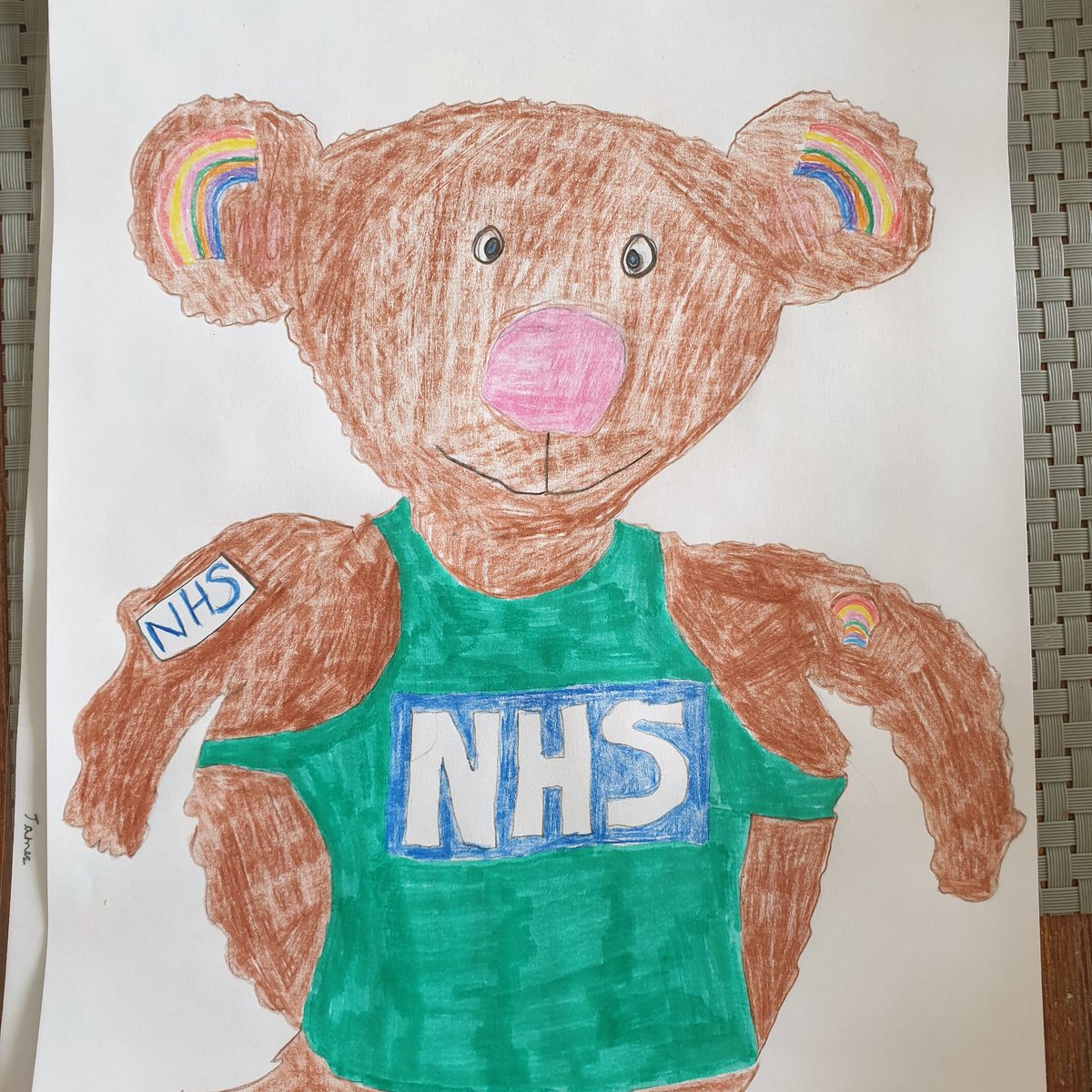 meloni_2's tweet photo. James designed his super bear for John Lewis today @y3abbeylane #designyoursuperbear https://t.co/nlibbJRwJA
