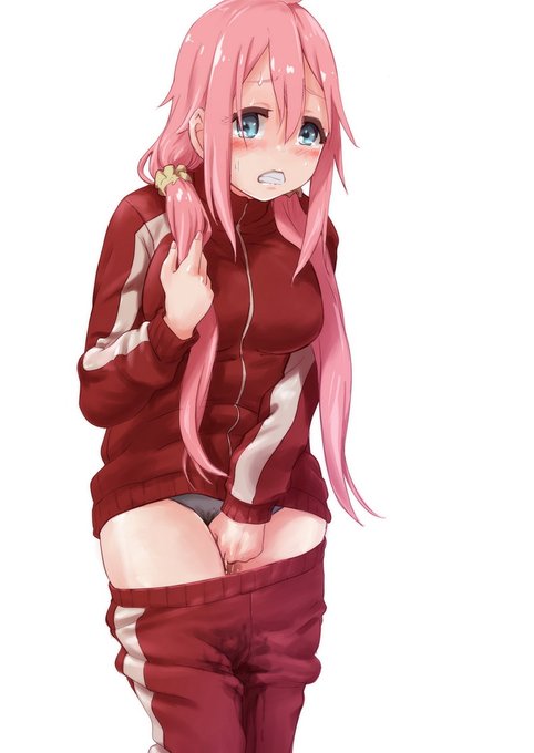 今日のエアスケブ。各務原なでしこちゃんのジャージおもらし。 