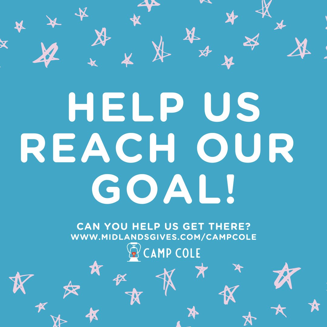 CampColeSC's tweet photo. We are so excited to kick off the day with Midlands Gives! Our goal is $10,000! Help us help others make their dreams come true 🌟⭐️❤️ #MidlandsGive #gocolego #aplacetoshine #CampCole https://t.co/kFcPPaCyEQ https://t.co/kFcPPaCyEQ https://t.co/IHjbUWC1jS