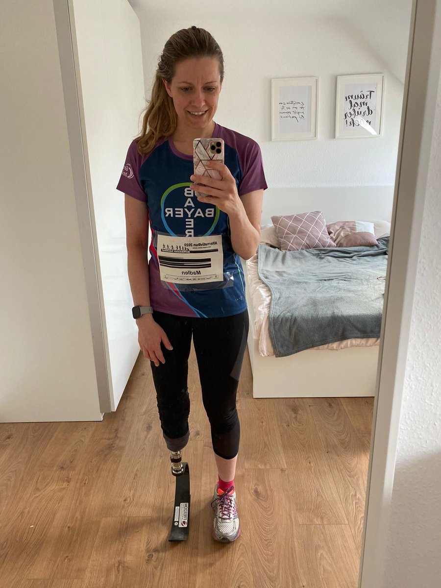 AProthesen's tweet photo. Unsere Breitensportler aus der #FitmitProthese 🦿Gruppe wollten es sich nicht nehmen lassen trotz der #Coronakrise bei einem 5 km Lauf zu starten. Ward ihr am Wochenende auch unterwegs? #gemeinsamweitergehen #aptprothese #prothese #fit #sport #run #amputation #össur #ottobock https://t.co/c8llet7bCE