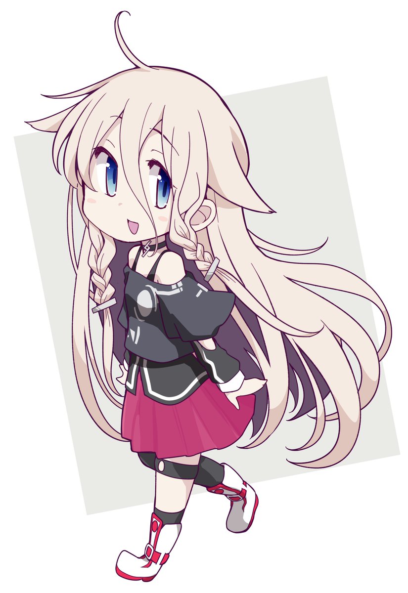 先日描いたIAちゃん、こっちの方が色味が合ってるかなぁーと再掲。 