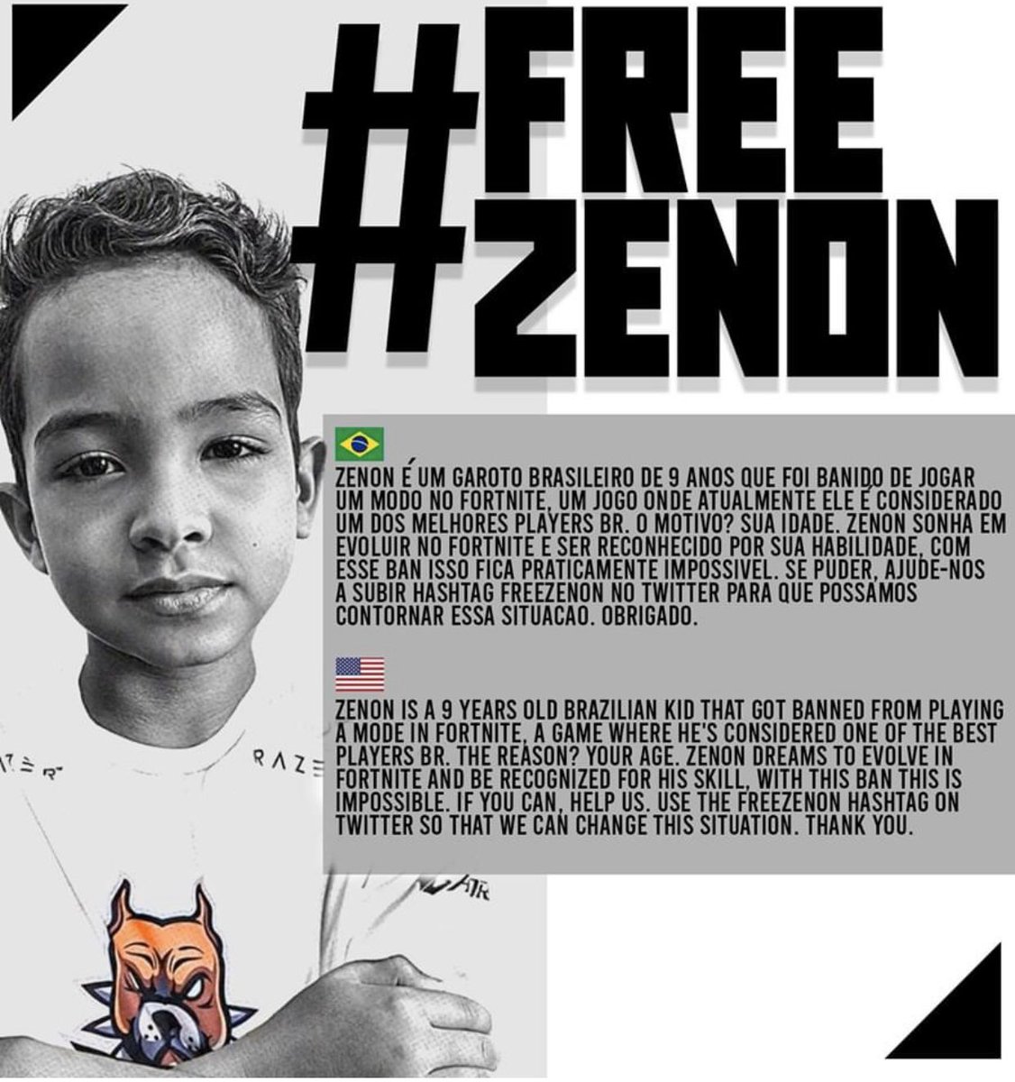queiroz_u's tweet image. #freezenon VAMOS AJUDAR ELE! Ele é um menino humilde e honesto e nunca usou qualquer tipo de trapaça.