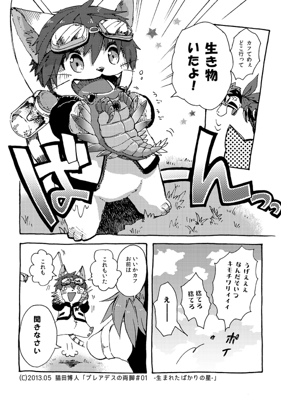 [創作] 猫少年とドラゴンが喋る岩と出会うマンガ(一話目)② #プレアデスの両脚 