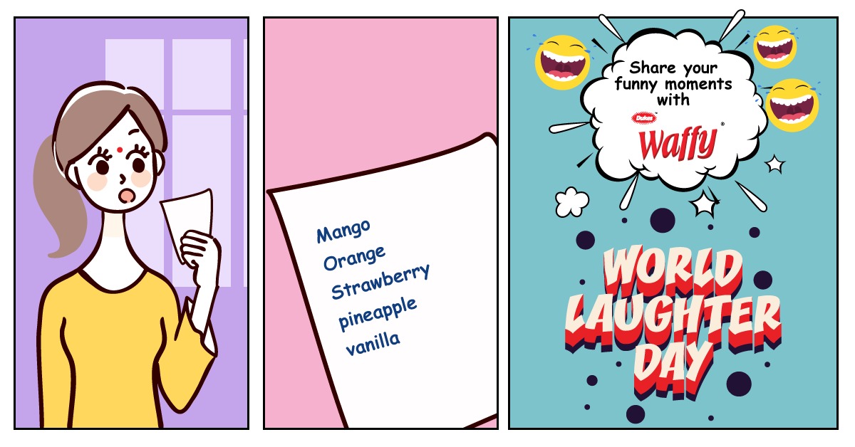 DukesWaffy's tweet photo. Take a Time-Out to feel lighter with Waffy!
Let us know your favorite Waffy flavour in the comments section and tag the funniest family member of your family.
Make every moment Waffier & Happier!
#DukesIndia #DukeWaffy #TakeATimeout #WorldLaughterDay #WaffierMoments #Laughter https://t.co/txyeS1UPko