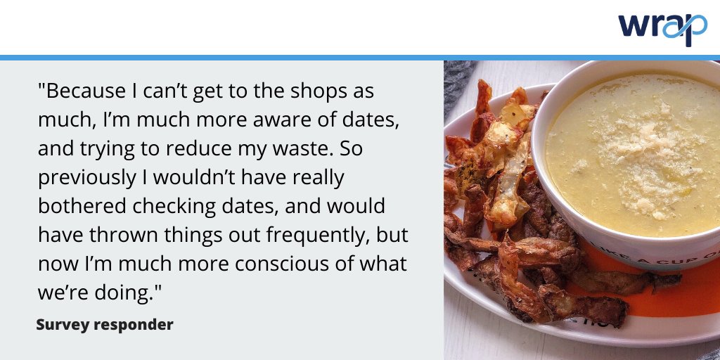 LFHW_UK's tweet photo. How is #Lockdown affecting the way we manage our food? 

We spoke to people across the UK and found that we’re all taking steps to make our food go further: https://t.co/dUGmJMZ71r 🥔🍎🍞
#LoveFoodHateWaste @WRAP_UK https://t.co/I8oSlAqUc0