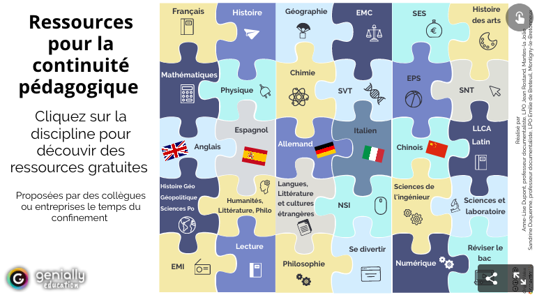 DOC_edu_num's tweet photo. La rubrique "#ContinuitePedagogique" du site #profdoc @DocVersailles @acversailles met à disposition :

- des témoignages de profs docs
- des ressources et des outils à destination des enseignants et des élèves

📌 https://t.co/r0tZwr7Ilb https://t.co/zGb9gHisQ8
