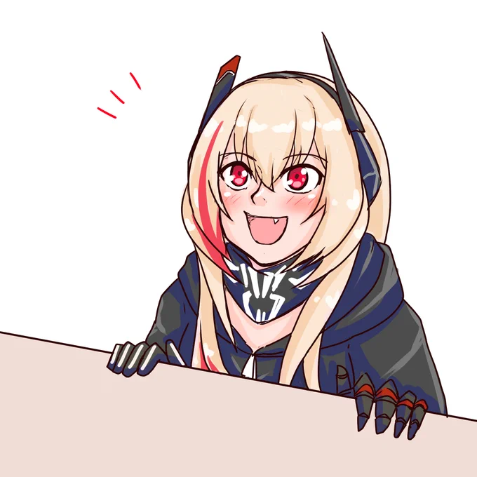 #ドルフロ
「おねーさんおねーさん!このハッピーセットください!!」 