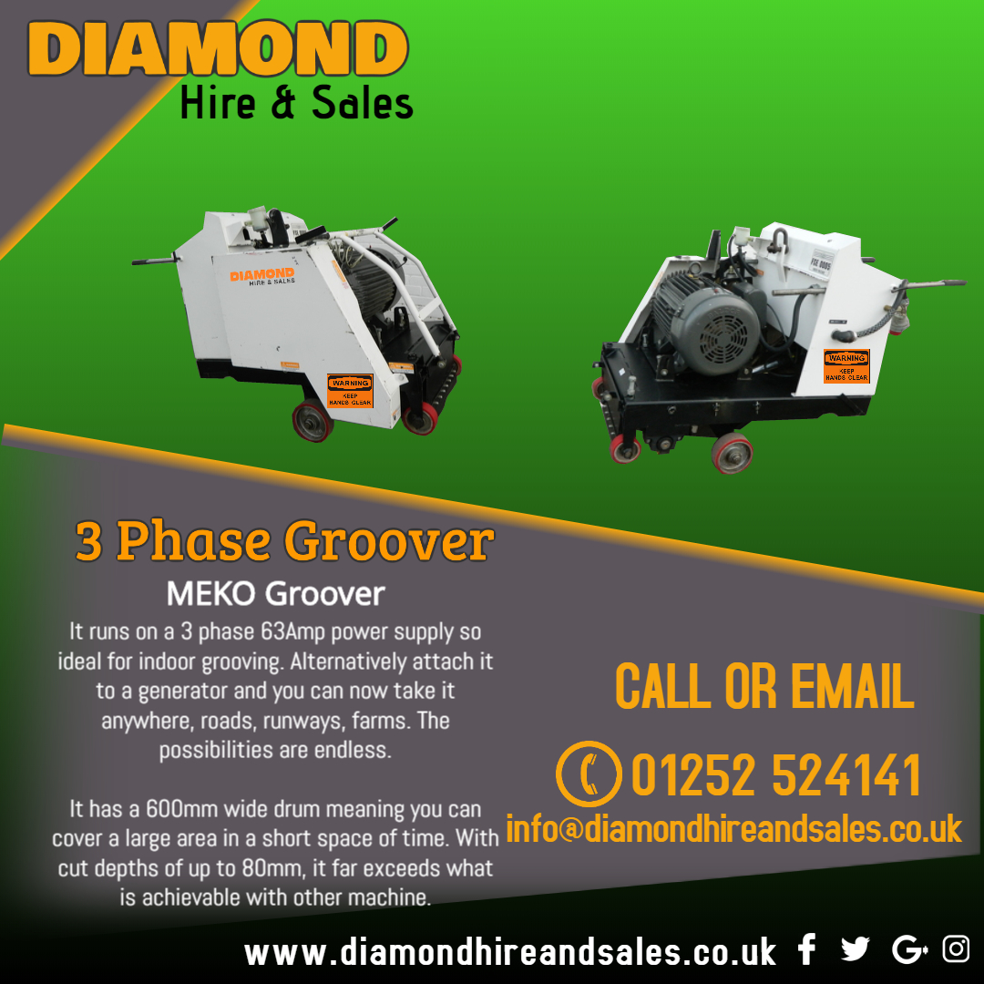diamond_hire's tweet photo. 3 Phase Meko Groover 

Available For Hire 

Nationwide Next Delivery 

Contact Our Hire Team 

#hire #electric #groover #concretecutting #415v #diamondhiresalesllp #meko #diamond #construction https://t.co/oHCMYDpb4u