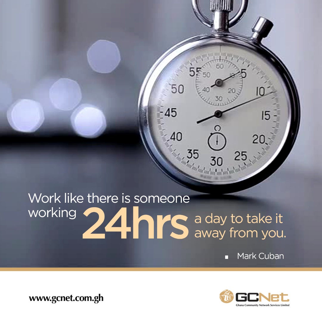 AskGCNet's tweet photo. “Work like there is someone working 24hrs a day to take it away from you”- Mark Cuban
#GCNet #WorkHard #TuesdayMotivation #StayAtHome #StaySafe #WearMask https://t.co/XPGmhkntux