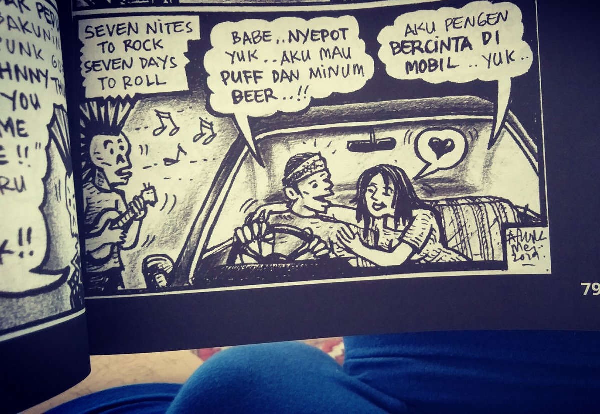 Old skull comic book