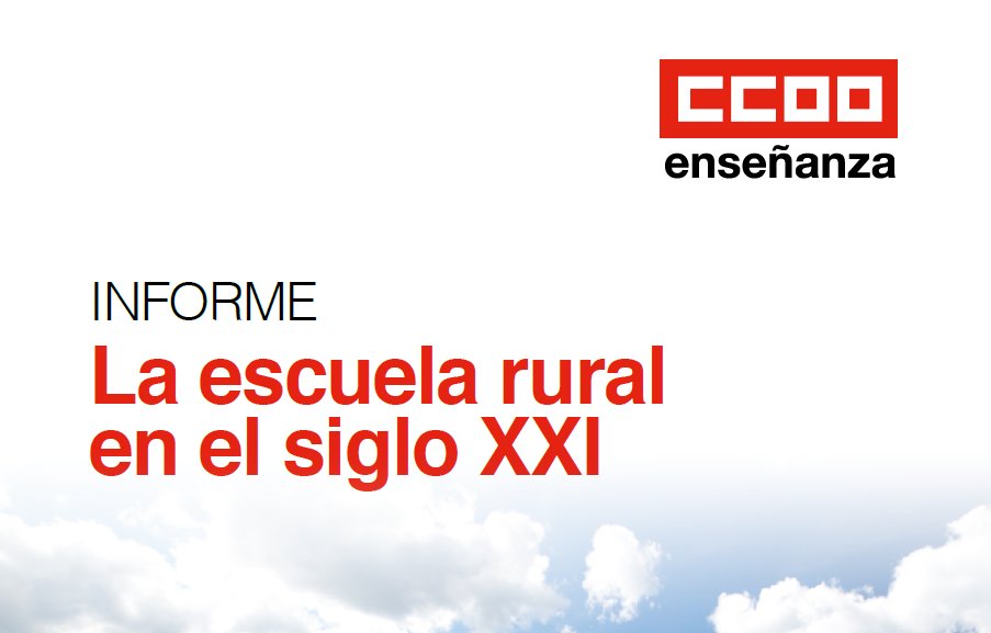 feccoo's tweet photo. Te invitamos a conocer la realidad y la problemática demográfica y socioeducativa de la #escuelarural a través de nuestro informe "La escuela rural en el siglo XXI". 
👉https://t.co/hsnQhympn6 https://t.co/lPfQrzNgCV