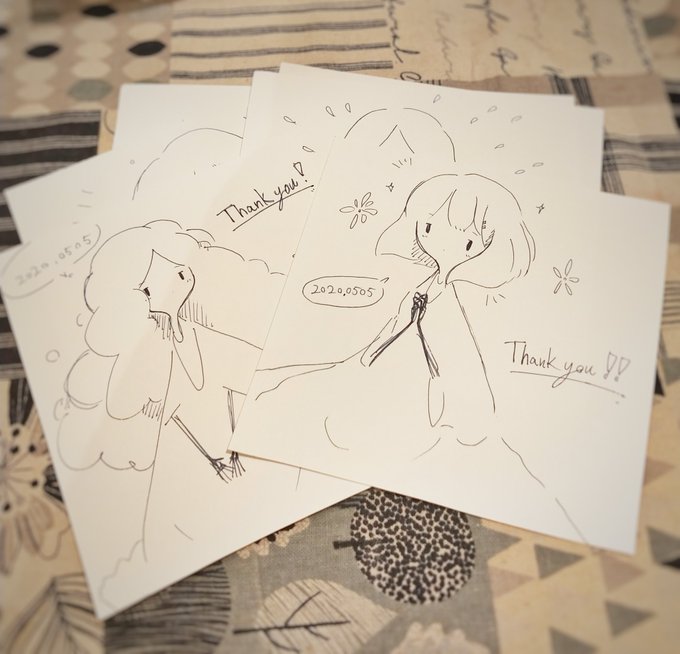みなさまBOOTHのご注文ありがとうございます?‍♀️?‍♀️
ご購入分には、ラフですが手描きのカードを同梱させていただきますのでお楽しみに? 