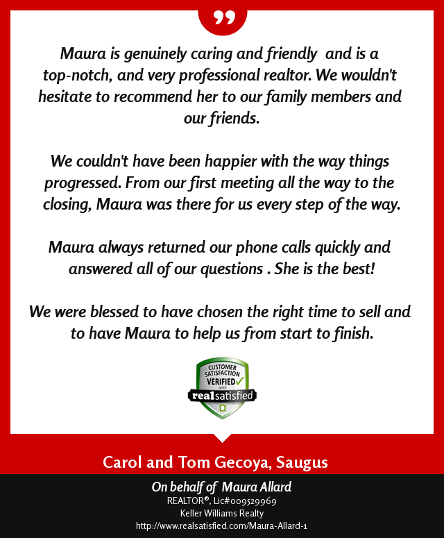 MauraAllardRE's tweet photo. Who doesn't get excited about a happy client sharing their happiness? https://t.co/JwStuJ6sn2 via @realsatisfied https://t.co/7pD5Qz935D