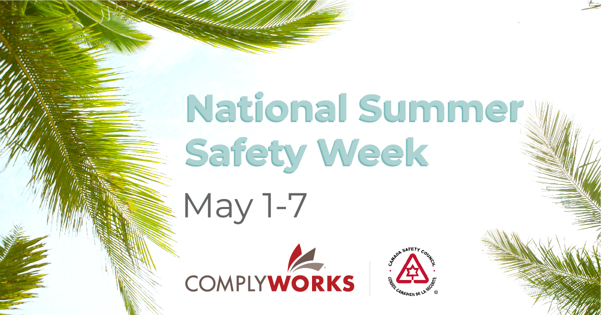 ComplyWorks's tweet photo. Safety measures this summer are just as, if not more, important than before. 

Let's encourage everyone to stay safe and avoid hospitals when possible.

Check out this @businessinsider to refresh your memory on some summer safety tips:
https://t.co/SsZzZQ27Pn

#SummerSafetyWeek https://t.co/BkBG1lPrHh