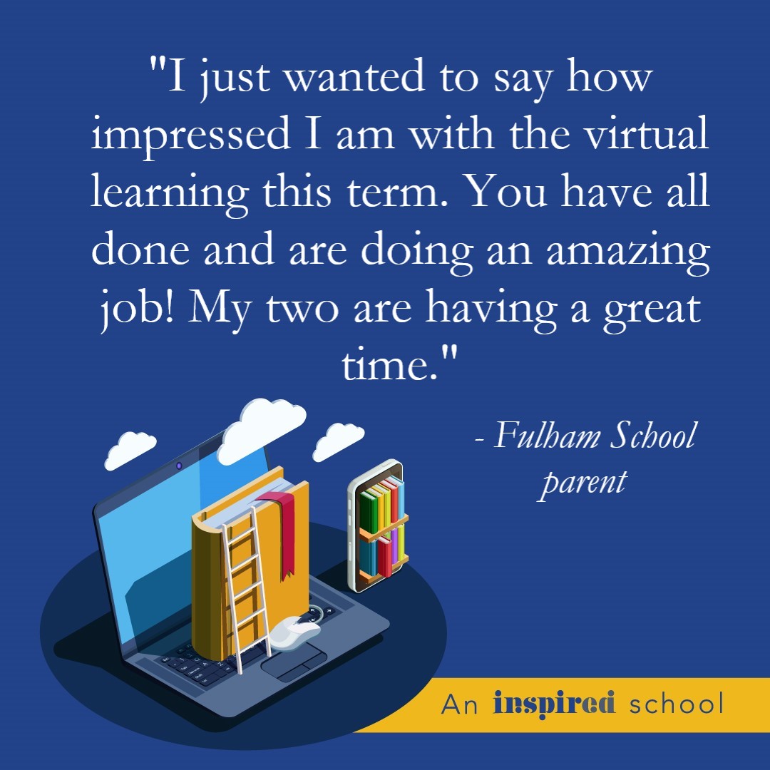 At Fulham School nothing matters more to us than delivering excellence in education. We are constantly looking at ways in which we can best support our pupils, particularly during these challenging times. #virtuallearning #schools