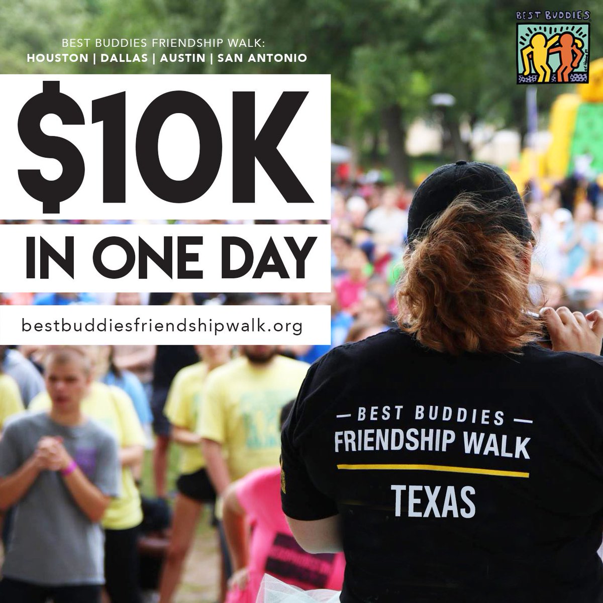 Today is Giving Tuesday Now! Support the Best Buddies Friendship Walk &amp; help raise $10K in ONE DAY by supporting my fundraising page in bio!