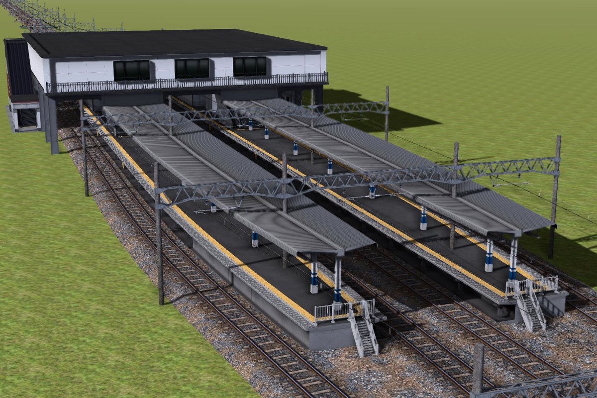 2ol レイアウト Layout 0505 標準軌私鉄路線 18m車8両対応 を公開 Railsim T Co Noivh36w6s
