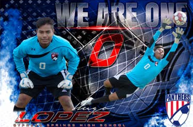 CySpringsSoccer's tweet photo. Senior Spotlight, Goalkeeper, #0 Hugo Lopez. Supreme desire and commitment from another two-sport athlete in Football and Soccer. Not surprising he's an incredible scholar as well. Thank you, Hugo, for making @CySpringsHS proud! #WeAreOne #F3 #BuiltfortheBattle @coachrohan https://t.co/55YXYAw1B9