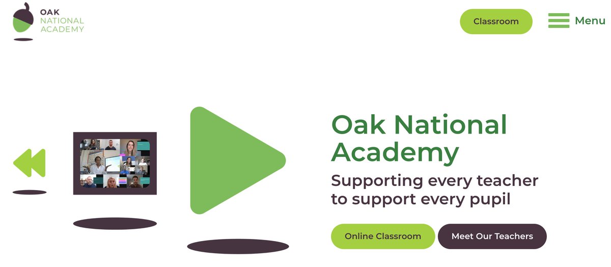 How long does it take to build a K-10 online school from scratch with the best teachers and curriculum? under two weeks for  @OakNational  @matthewhood  https://twitter.com/OakNational/status/1251770412301762560?s=20