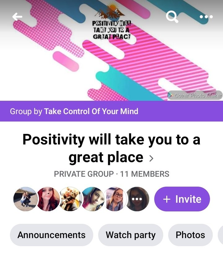 takecontrolwpc's tweet photo. Wow!! 11 members already, thank you everyone who has joined our page and group so far!

Keep an eye out for the themes as of next week!

Stay focussed. Stay Positive. https://t.co/anmSiQVa5T