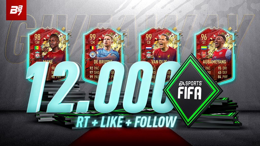 bateson87's tweet photo. GIVEAWAY TIME! 

RT/ LIKE AND FOLLOW MYSELF, @TheBeastBianchi, @KingCJ0 and @Kaylan_Fifa to be in with a chance of winning 12,000 FIFA POINTS! 

https://t.co/AvKe3w1ZhI 

Winner announced Friday https://t.co/s9SoHQEn1o