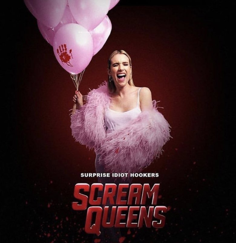 sqnewsupdates's tweet photo. Four years later and we FINALLY did it! #BringBackScreamQueens WORKED! Season 3 coming soon!! 🥳🥳🥳🥳 (these are fan art) https://t.co/J8ukscEkBN
