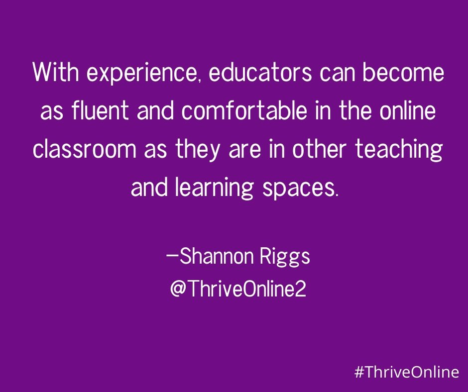 Practice makes perfect. 
Take time to adapt to this new medium. 

#ThriveOnline #OnlineLearning <a href="/thriveonline2/">thriveonline</a>