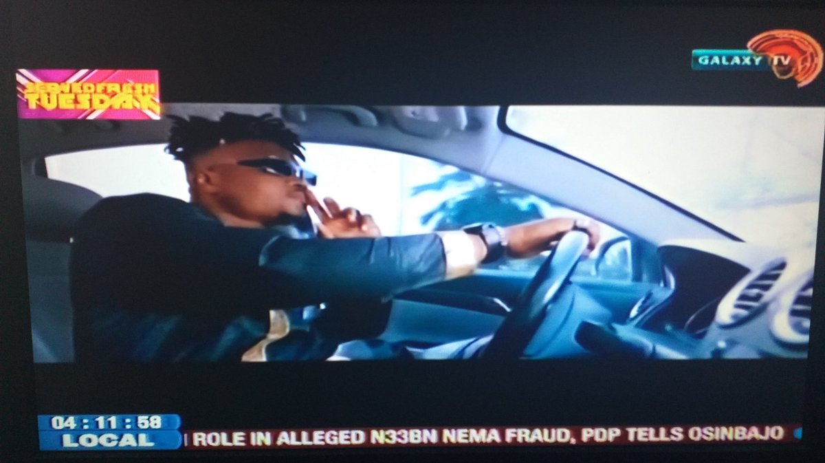 galaxytvent's tweet photo. Now playing #PutARing @Jumabee x @9iceofficial live @Galaxypartytime with host @McBustaMouth holding it down @galaxytv on #servedfreshtuesday https://t.co/3gjdOIsPdS