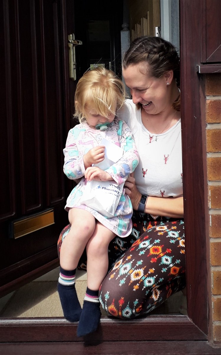 One of our advocates literally went the extra mile for a little boy in Warrington, who requires essential medication for a serious heart condition, by driving to Manchester to pick up his prescription. Here are his very happy mum and sister #ReadyWillingAble