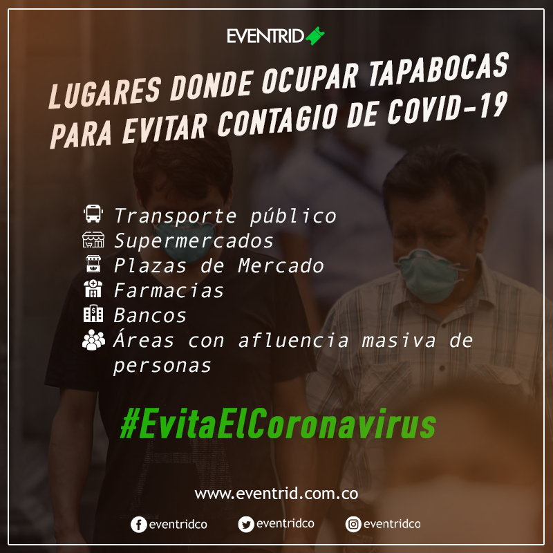 EventridCo's tweet photo. Entre todos podemos evitar la propagación de este virus.
#EvitaElCoronavirus https://t.co/Mdrj90oXDd