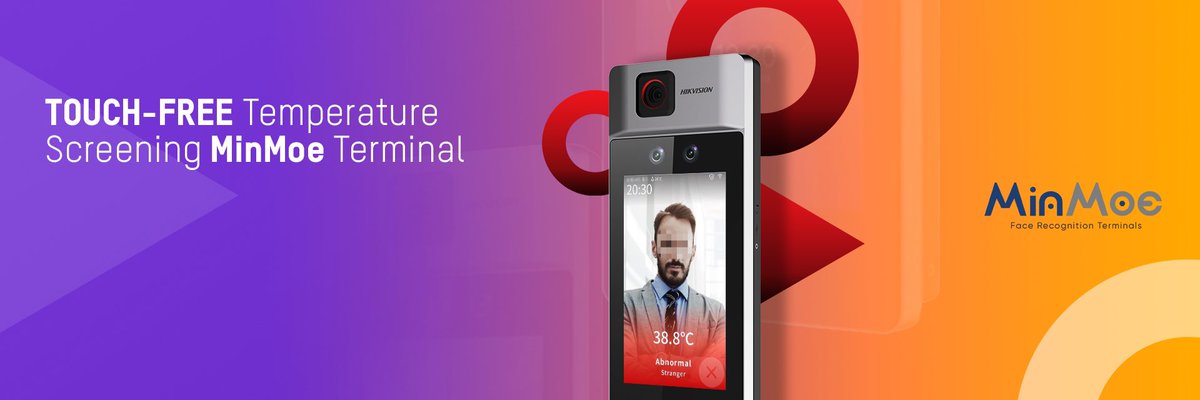 VoiceIPCommsLtd's tweet photo. Introducing MinMoe

Combining Temperature Screening technology and Access Control, you can now monitor your entrances with Hikvision's TOUCH-FREE MinMoe Terminal!

If an elevated skin-surface temperature is recognised, entry will be denied.

https://t.co/cG3OToitJL https://t.co/4YD0lf2DJ9