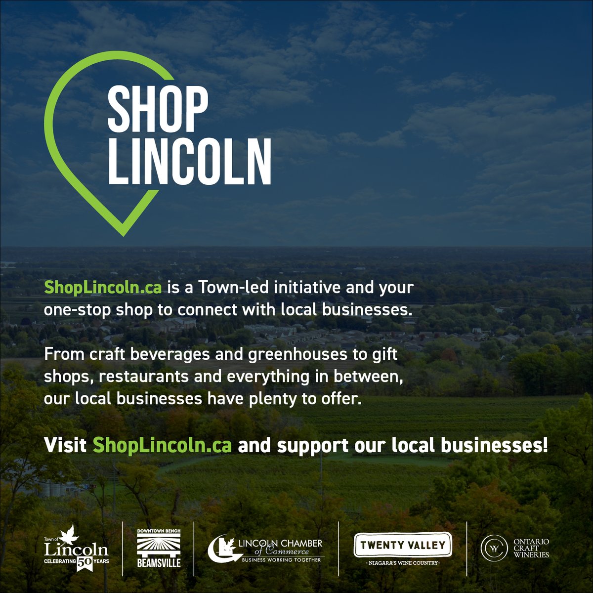 We are proud to unveil Shop Lincoln your one-stop-shop for proud local businesses to connect with our community. Discover what your community has to offer: shoplincoln.ca 

Media Release: mailchi.mp/921fbc8c6560/m…

#EcDevWeek #EDW2020 #ShopLincoln