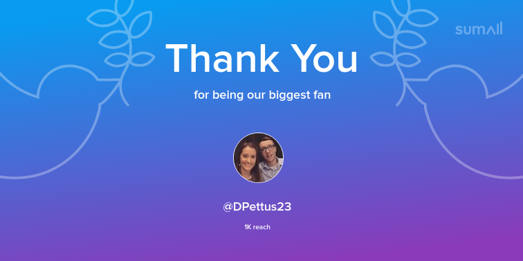 TfVandy's tweet image. Our biggest fans this week: DPettus23. Thank you! via sumall.com/thankyou?utm_s…