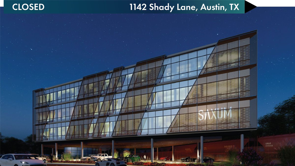 SaxumRealEstate's tweet photo. Saxum is proud to announce the acquisition and proposed development of a new creative office project in East Austin. Read more about the project: https://t.co/Ds2wMUtJyl

#EastAustin #CommercialRealEstate #CreativeOffice #OfficeDevelopment #AustinDevelopment https://t.co/o4k8XzGyzc
