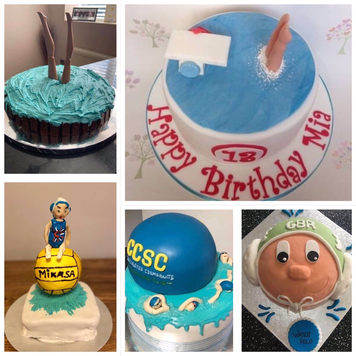 Swim_England's tweet photo. Here are the top 10 most liked cakes in the #AquaticsBakeOff photo gallery 🍰
Head over to our Facebook page to see how many likes each of these excellent entries received! https://t.co/aK4nmSeQBJ