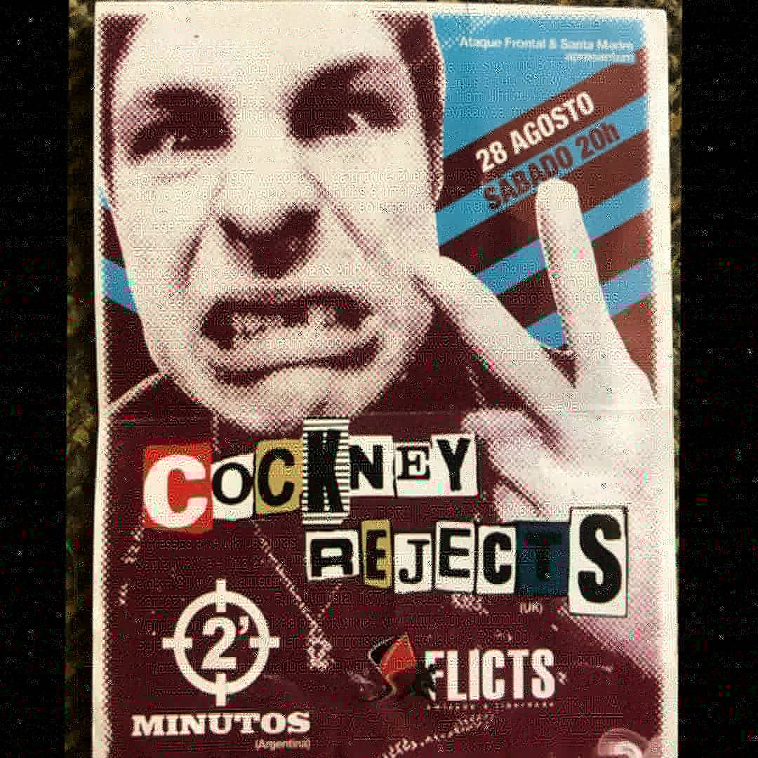 los2minutos's tweet photo. Recuerdo de #Brasil
Flyer enviado por @andrehannitortorelli_
#2Minutos @cockneyrejects @flictsoficial #CockneyRejects #Flicts #Punk #PunkRock #Oi #Skinhead #Antifa https://t.co/bnMYopr6gn