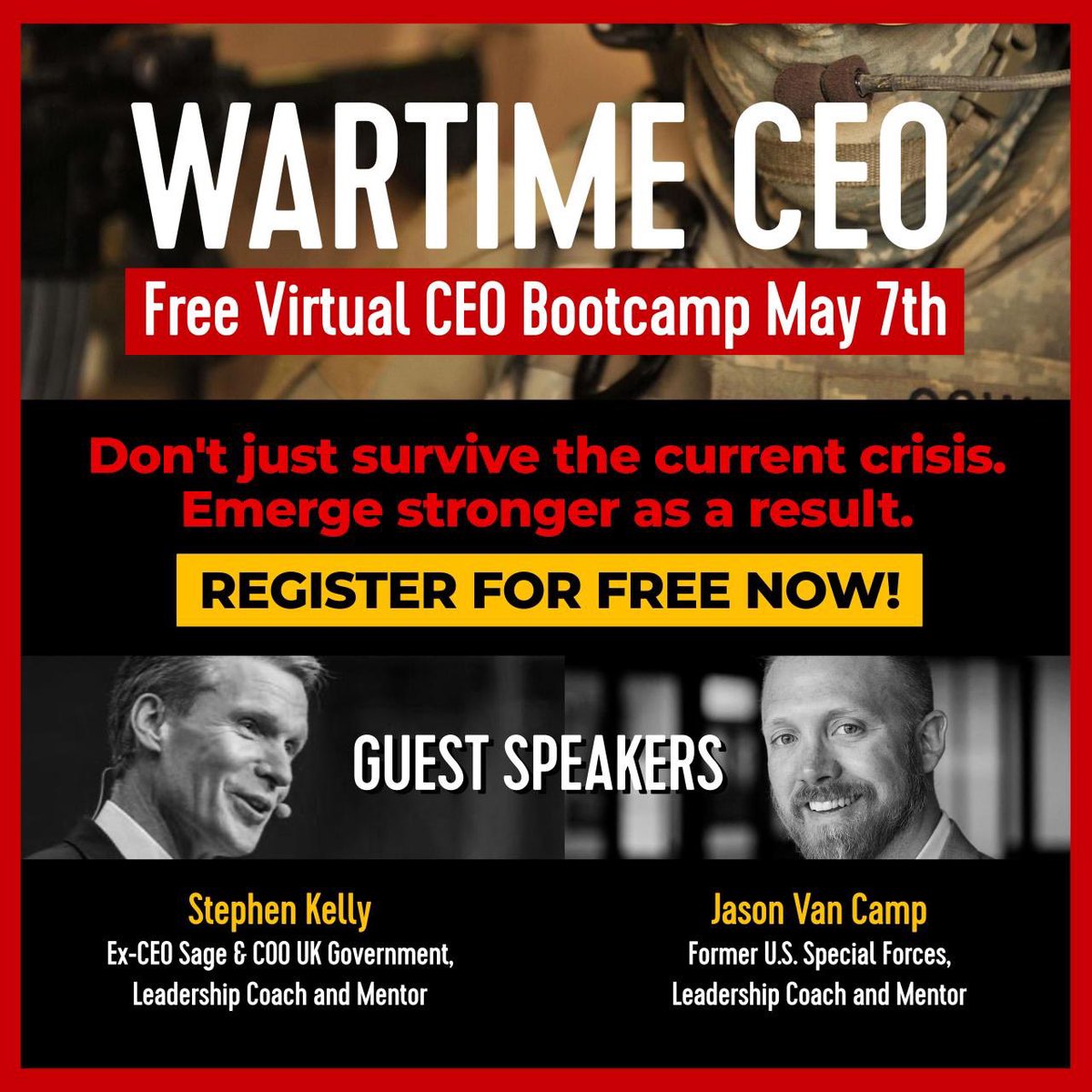 SKellyCEO's tweet image. Zoom just now with successful Entrepreneur &amp;amp; CEO of the Year #EricPartaker who shared some compelling content and practical solutions for CEO Bootcamp - register lnkd.in/eAQETYZ - donations to NHS charities #CEO  #Leadership #Plan4Success  #COVID19 #Corona #WartimeCEO