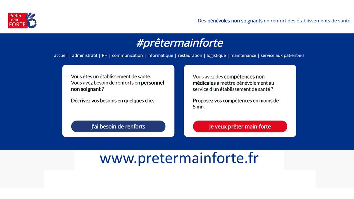 Le LOU souhaite féliciter ses partenaires et abonnés qui ont rejoint le service <a href="/Pretermainforte/">Prêtermainforte</a> ! 

Un service accessible à tous pour mettre en relation les citoyens bénévoles et les établissements de santé.

Toutes les infos sur : pretermainforte.fr 

💪👏❤️🖤