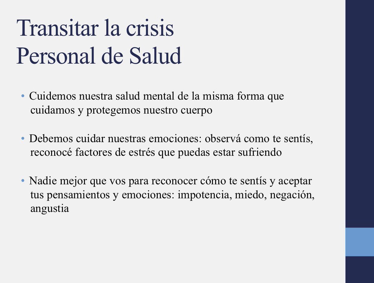 HtalCetrangolo's tweet image. Hoy el Equipo de Salud Mental, como en otras oportunidades, nos presenta una guía simple para los Equipos de Salud para poder afrontar la crisis #COVID19
#hcsmla 
@HospiCetrangolo