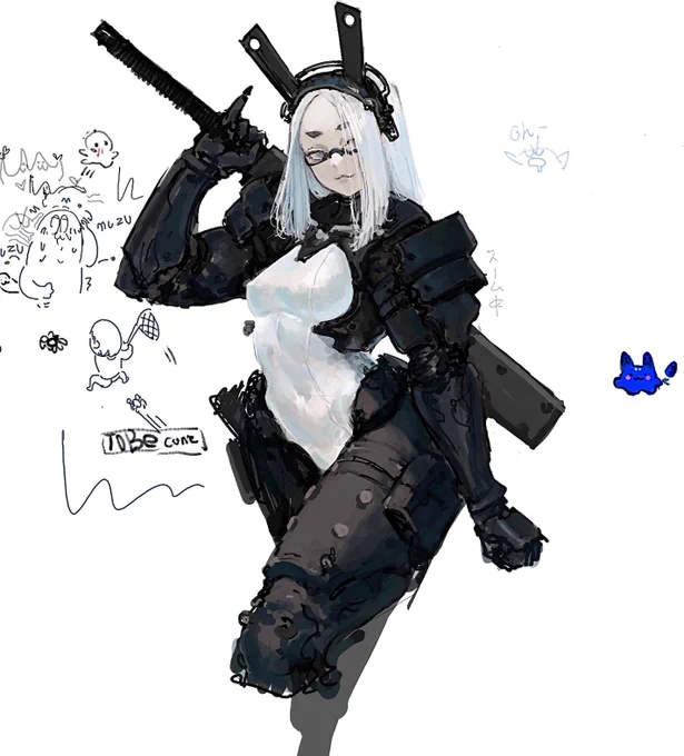 絵チャで人外やら逆バニ落書き 