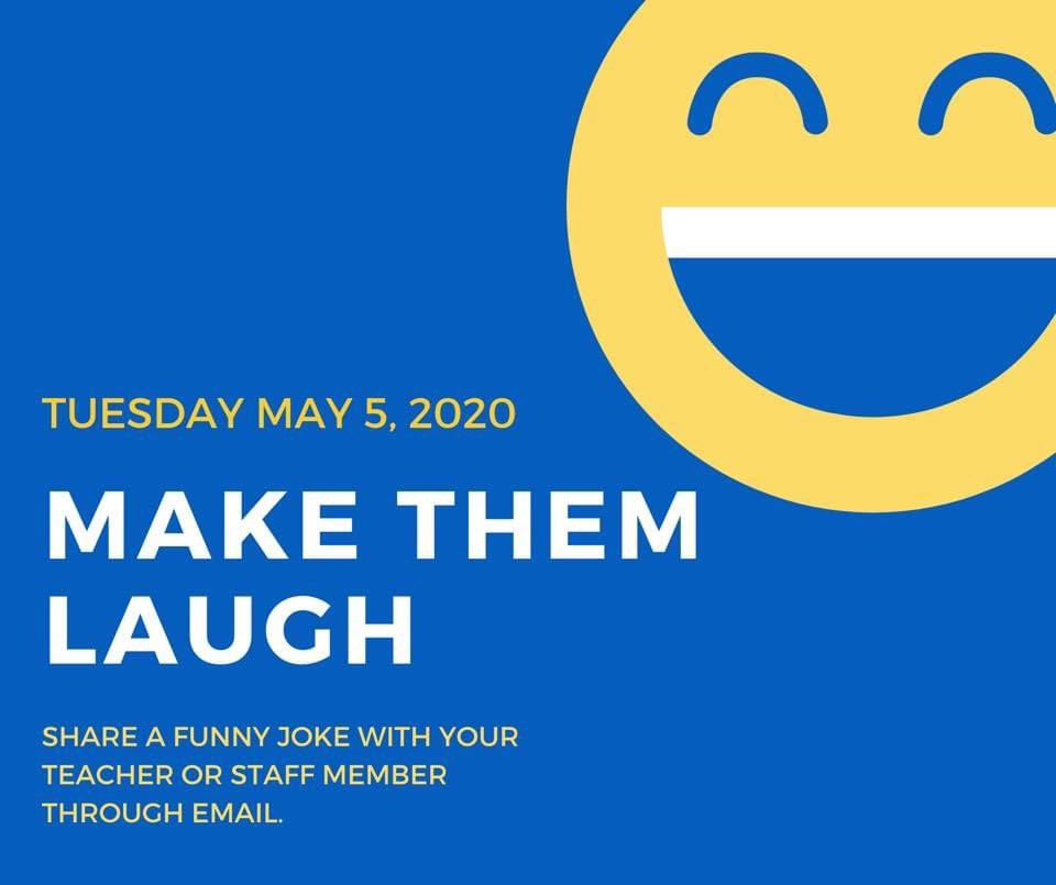 Day ✌🏼 of Staff Appreciation Week! Let’s make the best staff laugh today. 😂 #LCPS20 @WaxpoolES