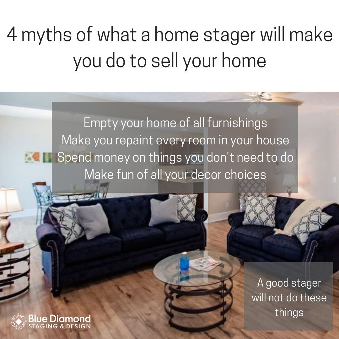 bluediamondstg's tweet photo. What does a home stager do? Maybe the better question is what should they NOT do. https://t.co/Uk6oFwc4nK