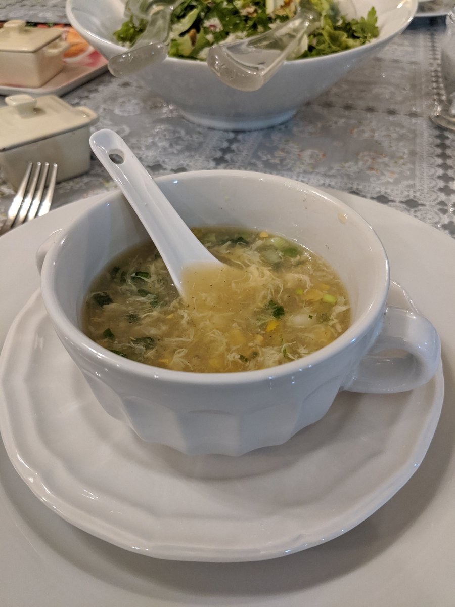 Didn't make any soup today because dad made his legendary Chines Chicken Sweet Corn Soup.