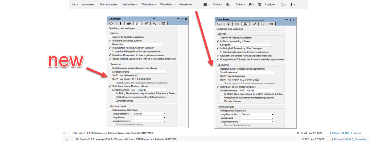 I have to add some content! The Flexnet link suggests that the updated templates are included in the packages. But that is not the case according to my current experience. The fixed templates can only be downloaded from the Technote page. <a href="/HCL_CollabSup/">HCL Digital Solutions Support</a> That's a little ambiguous.