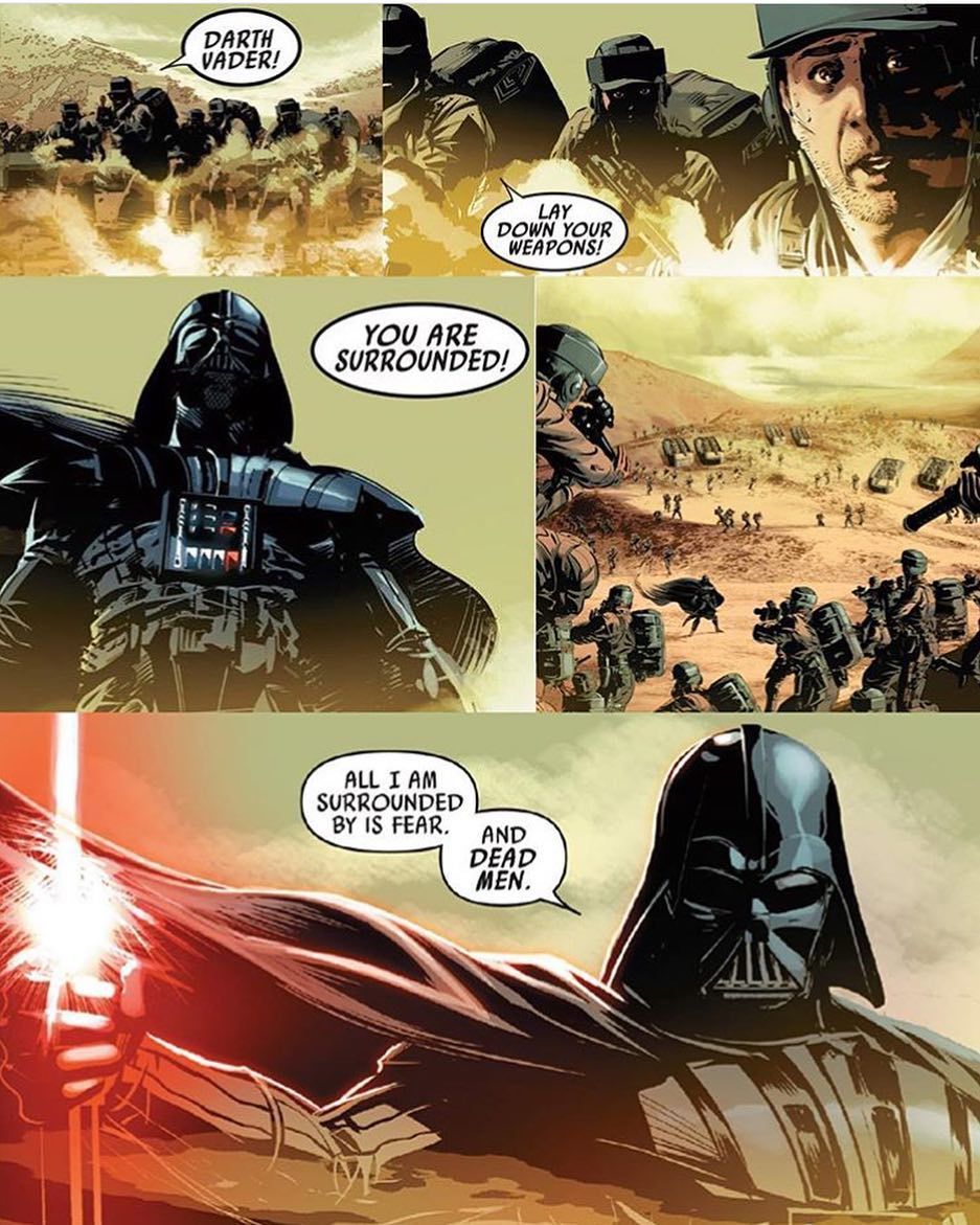 Featured image of post Darth Vader Badass Moments Darth vader was a serial of comic books within the star wars handicapped badass