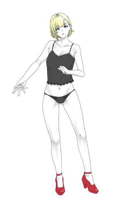 #GWだから拙作の金髪を見てくれ 