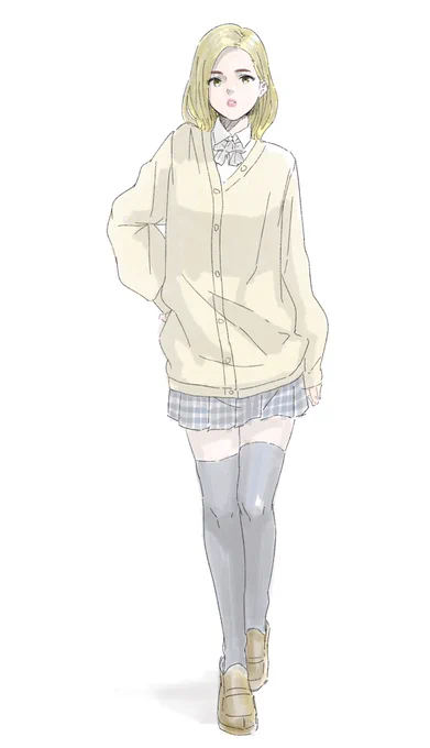 #GWだから拙作の金髪を見てくれ 