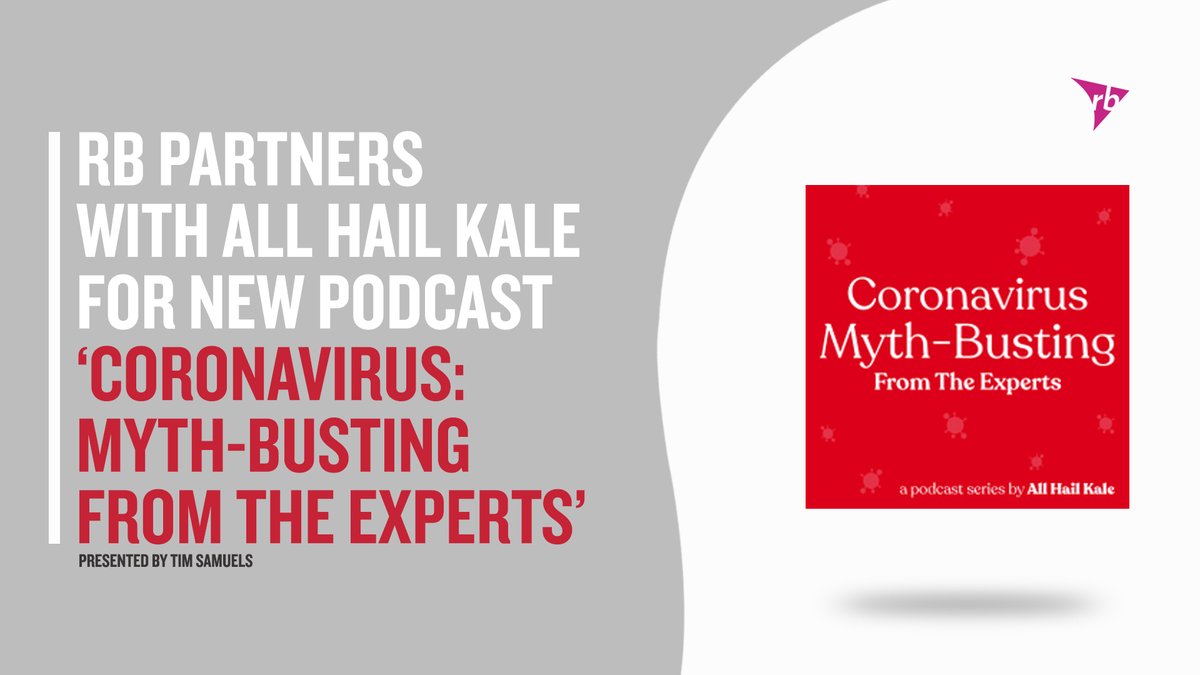 ThisIsReckitt's tweet photo. We have partnered with  the award winning broadcaster @TimSamuels from @AllHailKale for a Coronavirus podcast, focused on myth-busting. Learn more here: https://t.co/isAE0r16r5 #Coronavirus #WeAreRB https://t.co/aKnDBAe2cK
