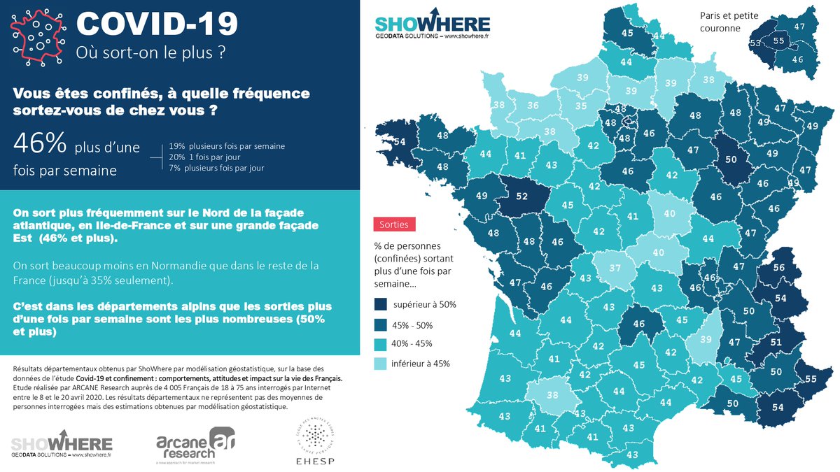 A l'approche du 11 mai et du déconfinement progressif, comptez-vous ressortir plus souvent, ou continuerez-vous à minimiser vos déplacements ? #COVIDー19 #GeoData #COVID19france <a href="/ShoWhere2020/">ShoWhere</a>

La carte interactive est disponible juste ici: showhere.fr/projets/covid-…
