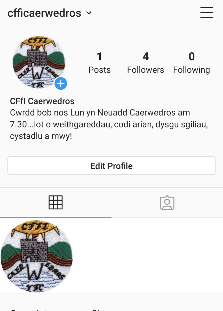 Ni nawr ar Instagram felly croeso i chi ein dilyn i weld beth sydd mlan gyda ni 📸📸